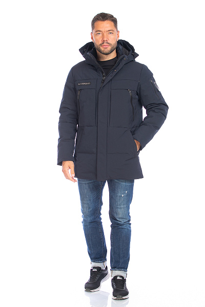 Пуховик WHS Темно-синий, 8783345