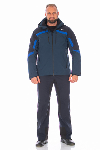 Мужская горнолыжная Куртка WHS Серо-синий, 8783307