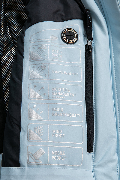 Куртка WHS Голубой, 8783397