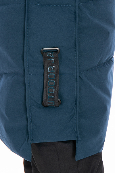 Женский зимний Пуховик WHS Серо-синий, 8783322