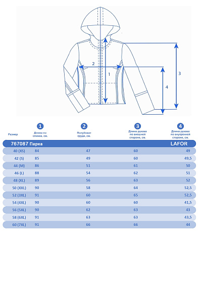 Парка Lafor Желтый, 767087