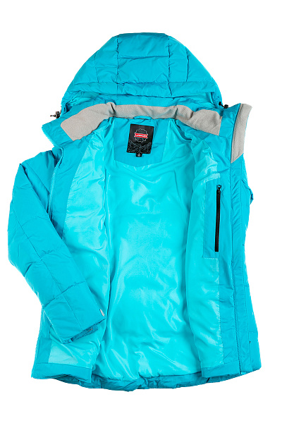 Женский зимний Пуховик Lafor Голубой, 76701