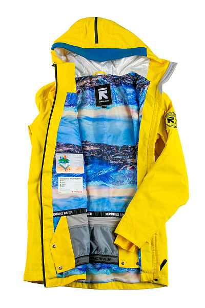 Женская горнолыжная Куртка Running River Желтый, 8278126