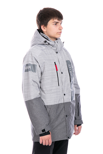 Детская горнолыжная Куртка WHS Серый, 8783301