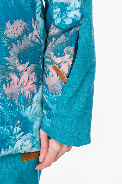 Женская горнолыжная Куртка High Experience Бирюзовый, 6980368