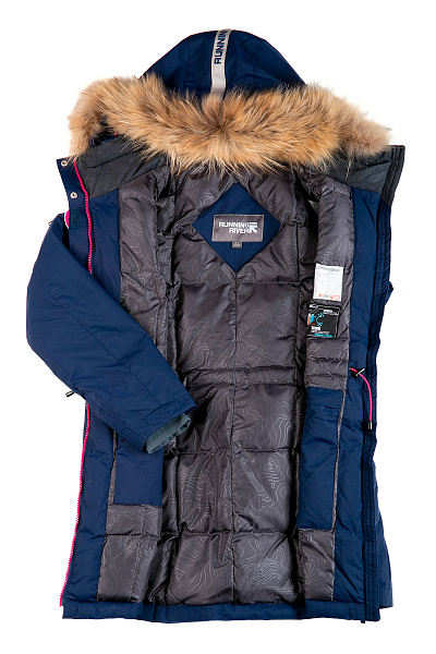 Женская зимняя Парка Running River Темно-синий, 8278109