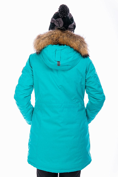Женская зимняя Парка High Experience Бирюзовый, 6980242