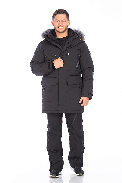 Парка WHS Черный, 8783418