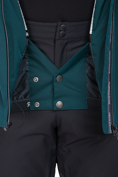 Мужская горнолыжная Куртка Running River Зеленый, 827883