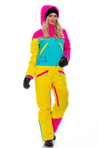 Женский горнолыжный Комбинезон High Experience Желтый, 6980247
