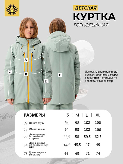 Куртка Lafor Пыльно-зеленый, 7670177