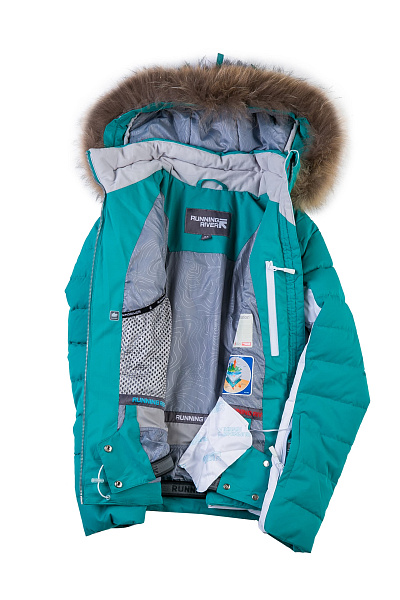 Женская горнолыжная Куртка Running River Зеленый, 827813