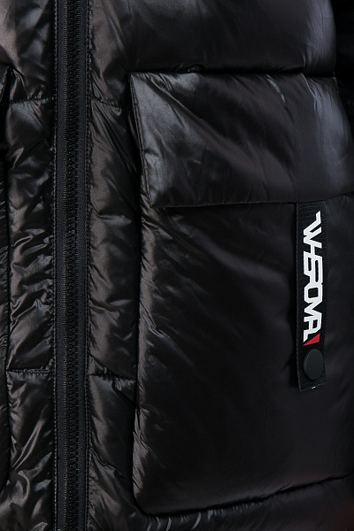 Женский зимний Пуховик WHS Черный, 8783190