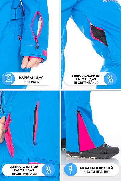 Комбинезон Forcelab Синий, 706631