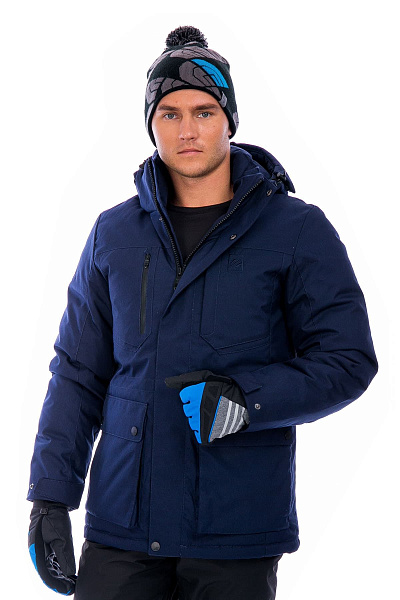 Мужская зимняя Парка WHS Синий, 8783136
