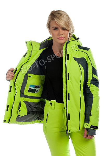 Женский горнолыжный Костюм High Experience Салатовый, 698081K1
