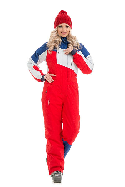 Женский горнолыжный Комбинезон Snow Headquarter Красный, 83819