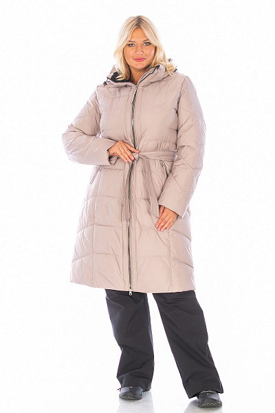 Женский зимний Пуховик Lafor Бежевый, 767031