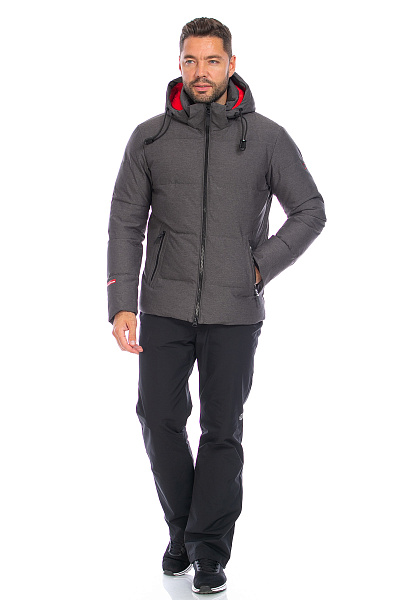 Мужской зимний Пуховик Lafor Темно-серый, 767068