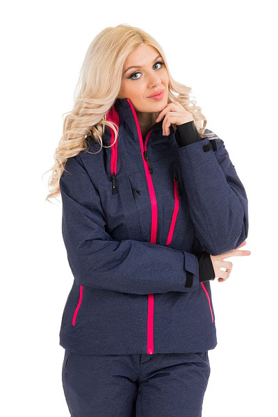 Женская горнолыжная Куртка WHS Синий, 878398