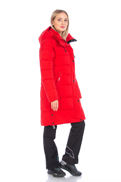 Пуховик WHS Красный, 8783389