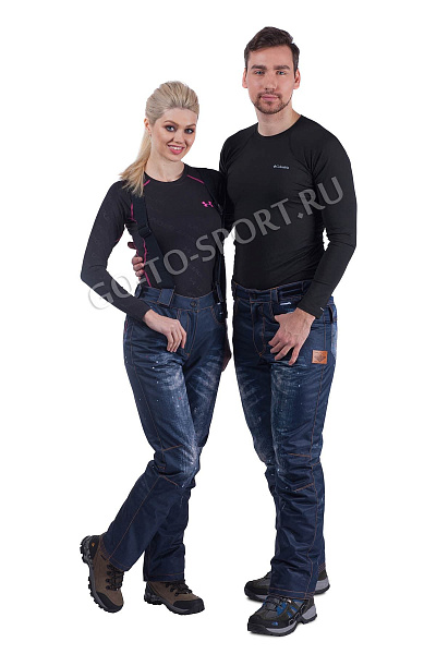 Мужские горнолыжные Штаны High Experience Синий, 6980139