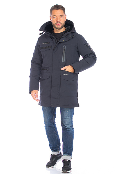 Парка WHS Темно-серый, 8783456