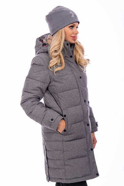 Женская зимняя Парка WHS Серый, 8783138