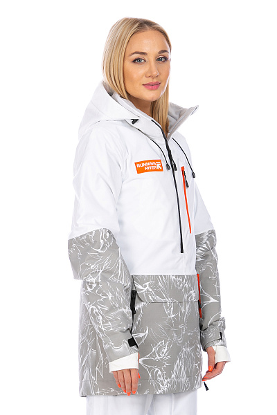 Женская горнолыжная Куртка Running River Белый, 8278129
