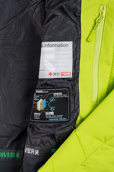 Женский горнолыжный Пуховик Running River Желтый, 827867