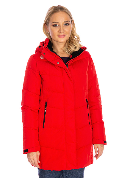 Женская зимняя Куртка Lafor Красный, 767010