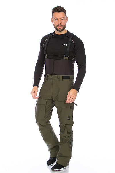 Мужские горнолыжные Штаны Running River Хаки, 8278133