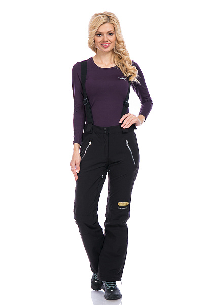 Женские горнолыжные Штаны High Experience Черный, 6980330