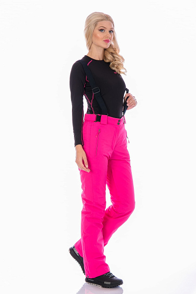 Женские горнолыжные Штаны High Experience Малиновый, 6980236