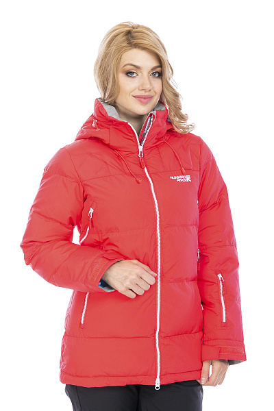 Женский горнолыжный Пуховик Running River Красный, 8278113