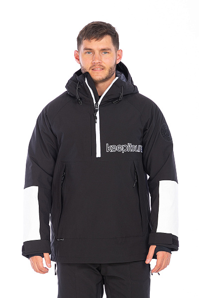 Анорак WHS Черный, 8783425