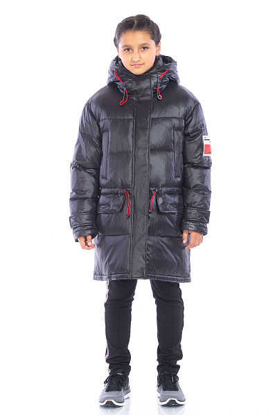 Пуховик WHS Черный, 8783298