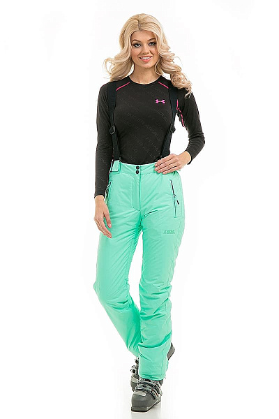Женские горнолыжные Штаны High Experience Мятный, 6980173