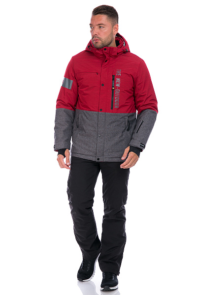 Мужская горнолыжная Куртка WHS Красный, 8783232