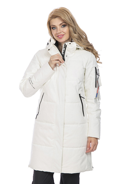 Женский зимний Пуховик WHS Белый, 8783289