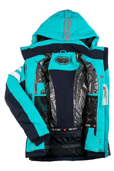 Женская горнолыжная Куртка High Experience Бирюзовый, 6980398