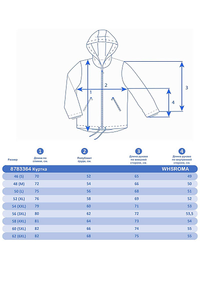 Куртка WHS Темно-серый, 8783364