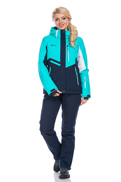 Женский горнолыжный Костюм High Experience Бирюзовый, 6980313K1