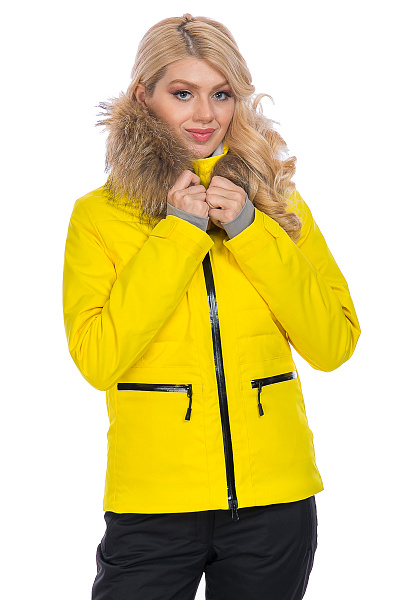 Женская горнолыжная Куртка Running River Желтый, 827882