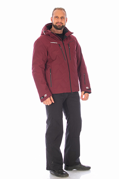 Мужская горнолыжная Куртка WHS Бордовый, 8783365