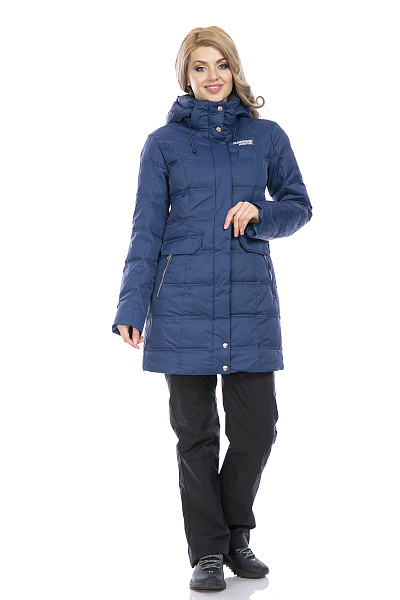 Женский зимний Пуховик Running River Темно-синий, 8278108
