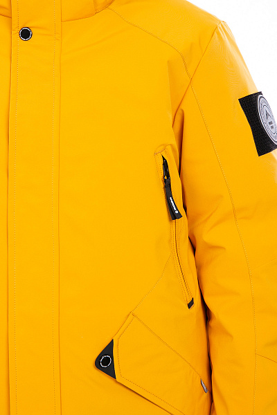 Детская зимняя Парка WHS Желтый, 8783283