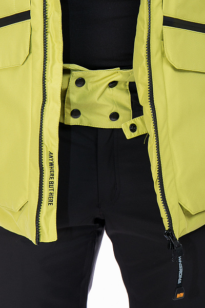 Мужская горнолыжная Куртка WHS Салатовый, 8783195