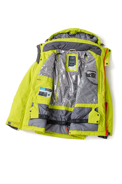 Женская горнолыжная Куртка High Experience Салатовый, 6980155