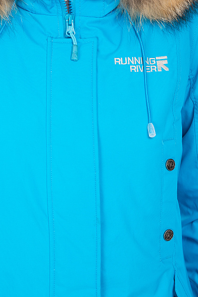 Женская зимняя Парка Running River Голубой, 8278112